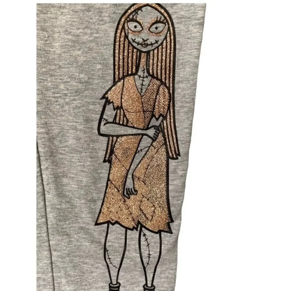 Disney spotted zebra sally nightmare before Christmas leggings S/XXL